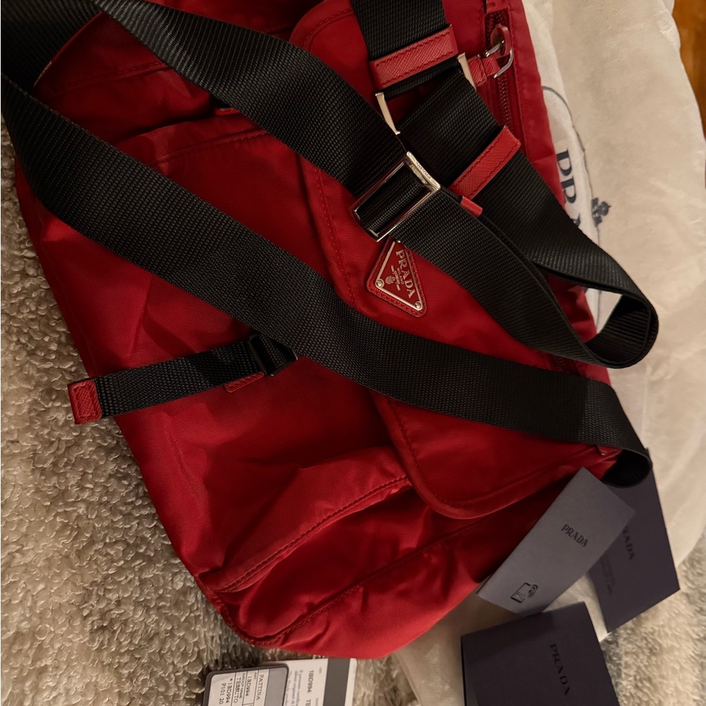Prada Scarlet Messenger Bag - Picture 7 of 10